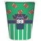 Football Jersey Trash Can White