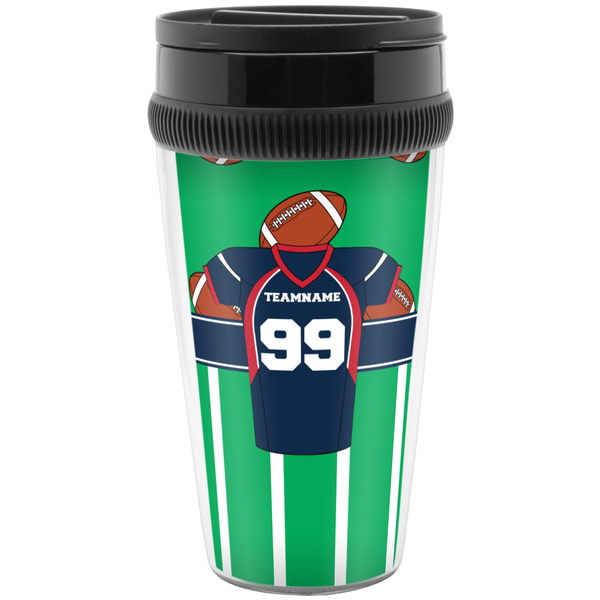 Custom Football Jersey Acrylic Travel Mug without Handle (Personalized)