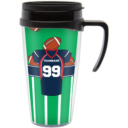 Football Jersey Acrylic Travel Mug with Handle (Personalized)