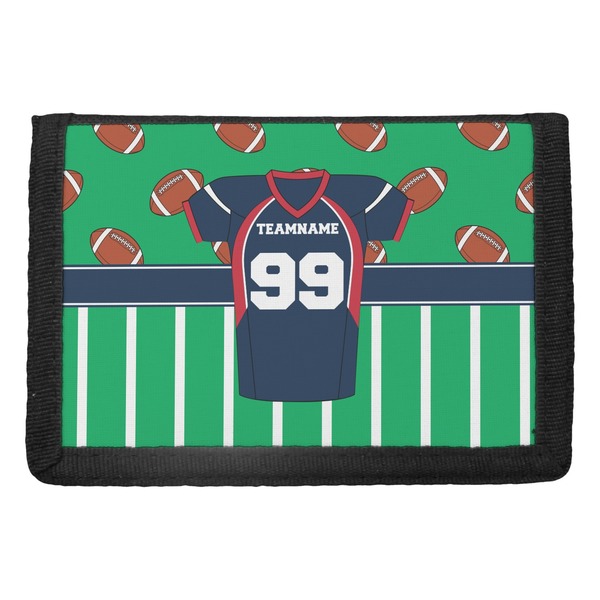 Custom Football Jersey Trifold Wallet (Personalized)
