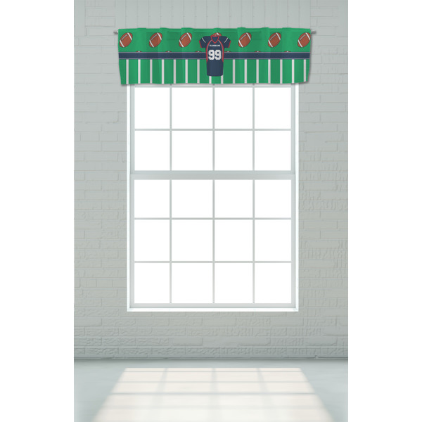 Football Jersey Valance - On window