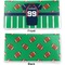 Football Jersey Vinyl Check Book Cover - Front and Back