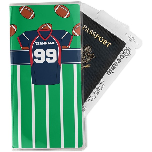 Custom Football Jersey Travel Document Holder