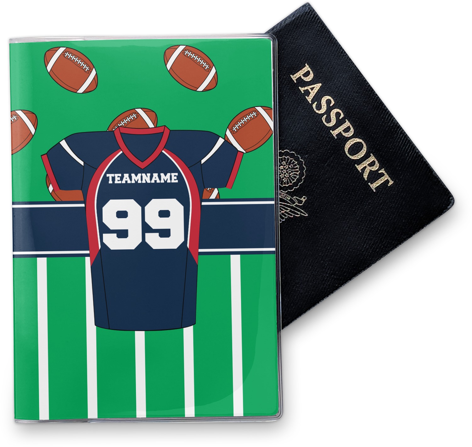 Housse De Passeport Footeux – “This Is What An Awesome Footballer Looks Like” – Noir