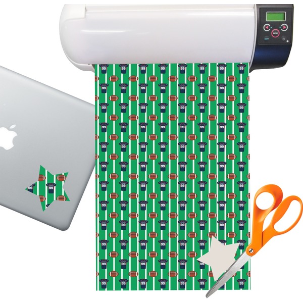 Custom Football Jersey Sticker Vinyl Sheet (Permanent)
