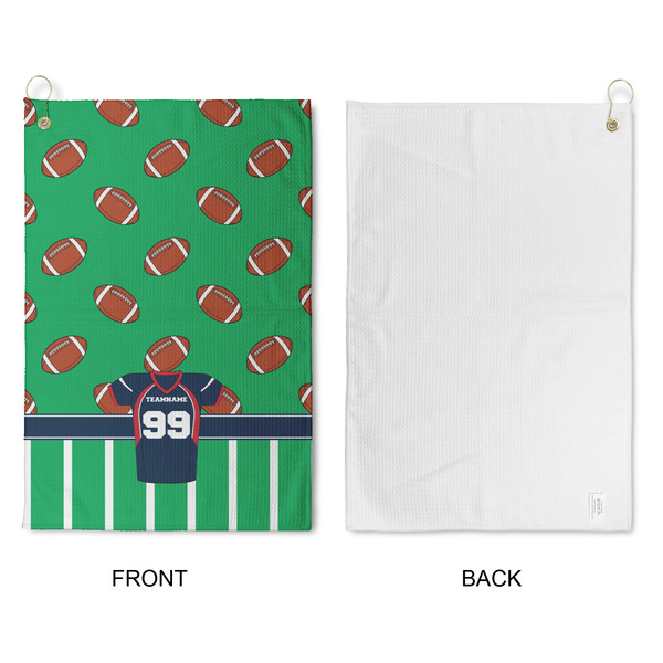 Football Jersey Waffle Weave Golf Towel - Approval