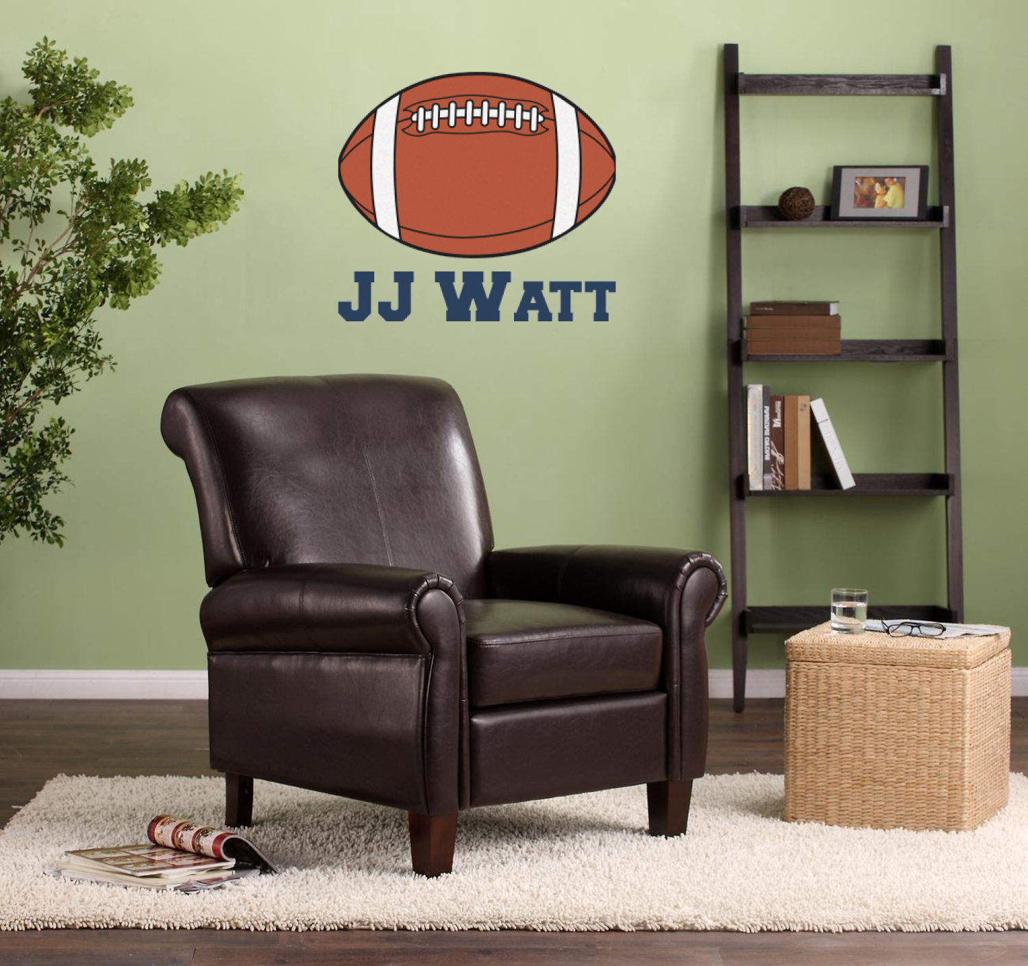 Custom Football Jersey Graphic Decal Large (Personalized