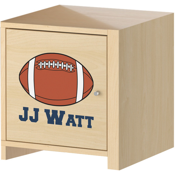 Football Jersey Wall Graphic on Wooden Cabinet