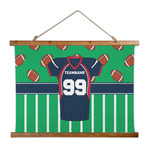 Football Jersey Wall Hanging Tapestry - Wide (Personalized)