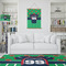 Football Jersey Wall Hanging Tapestry - Portrait - IN CONTEXT
