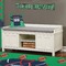 Football Jersey Wall Name Decal Above Storage bench