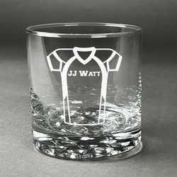 Football Jersey Whiskey Glass - Engraved (Personalized)