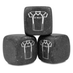 Football Jersey Whiskey Stone Set - Set of 3 (Personalized)