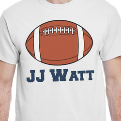 Football Jersey T-Shirt - White - 2XL (Personalized)