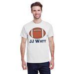 Football Jersey T-Shirt - White (Personalized)