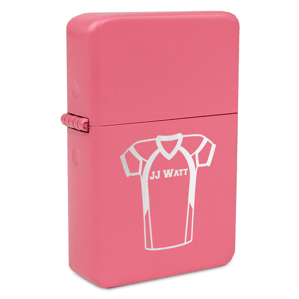 Football Jersey Windproof Lighters - Pink - Front/Main