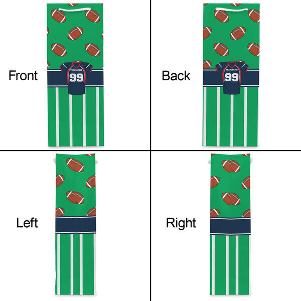 Football Jersey Wine Gift Bag - Matte - Approval