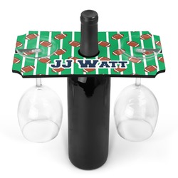 Football Jersey Wine Bottle & Glass Holder (Personalized)
