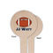 Football Jersey Wooden 4" Food Pick - Round - Single Sided - Front & Back