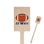 Football Jersey 6.25" Rectangle Wooden Stir Sticks - Single Sided (Personalized)