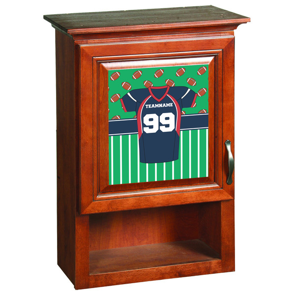 Football Jersey Wooden Cabinet Decal (Medium)