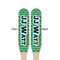 Football Jersey Wooden Food Pick - Paddle - Double Sided - Front & Back