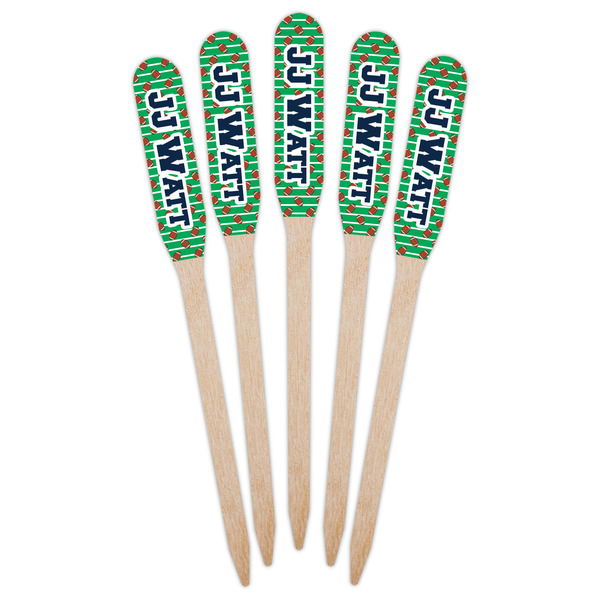 Football Jersey Wooden Food Pick - Paddle - Fan View