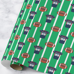 Football Jersey Wrapping Paper Roll - Large - Matte (Personalized)