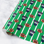 Football Jersey Wrapping Paper Roll - Small (Personalized)