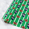 Football Jersey Wrapping Paper Rolls- Main