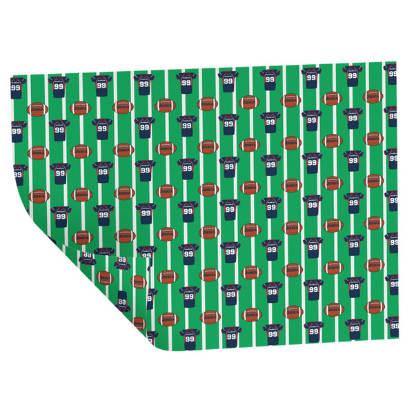 Football Jersey Wrapping Paper Sheet - Double Sided - Folded