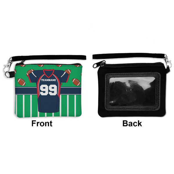 Football Jersey Wristlet ID Cases - Front & Back