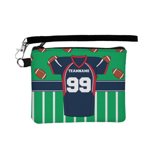 Custom Football Jersey Wristlet ID Case w/ Name and Number