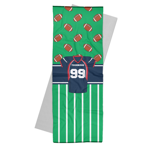 Custom Football Jersey Yoga Mat Towel (Personalized)