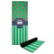 Football Jersey Yoga Mat with Black Rubber Back Full Print View