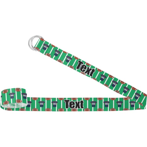 Custom Football Jersey Yoga Strap (Personalized)