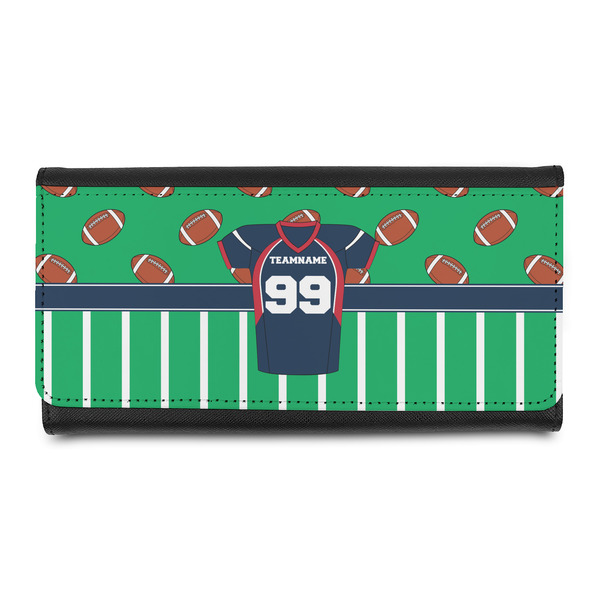 Custom Football Jersey Leatherette Ladies Wallet (Personalized)