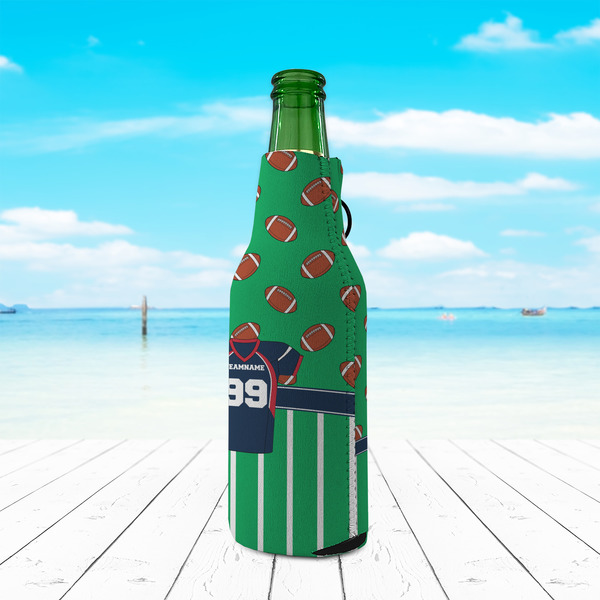 Football Jersey Zipper Bottle Cooler - LIFESTYLE