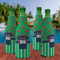 Football Jersey Zipper Bottle Cooler - Set of 4 - LIFESTYLE