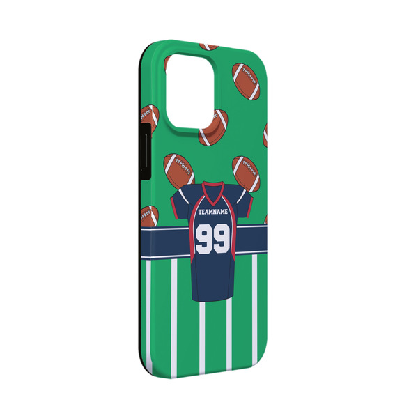 Custom Football Jersey iPhone Case - Rubber Lined - iPhone 13 Mini (Personalized)