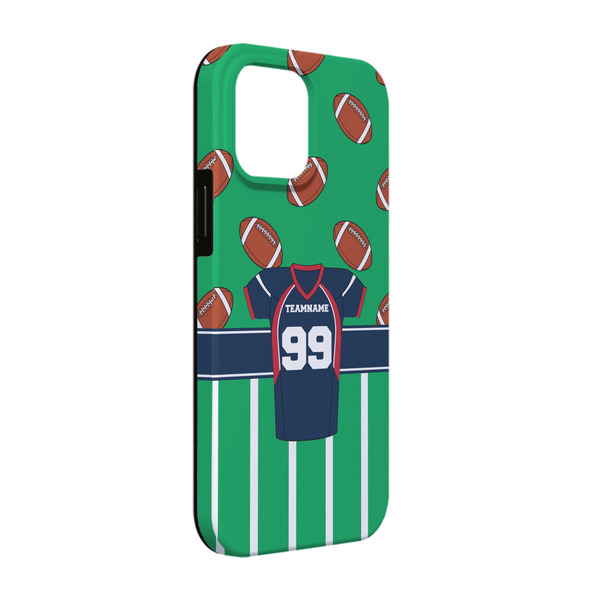Custom Football Jersey iPhone Case - Rubber Lined - iPhone 13 (Personalized)