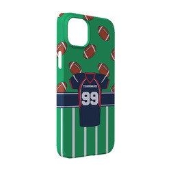 Football Jersey iPhone Case - Plastic - iPhone 14 (Personalized)
