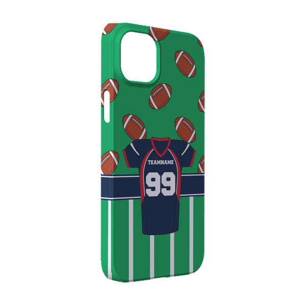 Custom Football Jersey iPhone Case - Plastic - iPhone 14 Pro (Personalized)
