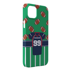 Football Jersey iPhone Case - Plastic - iPhone 14 Pro Max (Personalized)