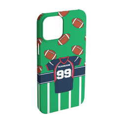 Football Jersey iPhone Case - Plastic - iPhone 15 (Personalized)