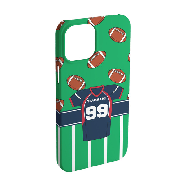 Custom Football Jersey iPhone Case - Plastic - iPhone 15 (Personalized)