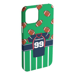Football Jersey iPhone Case - Plastic - iPhone 15 Plus (Personalized)