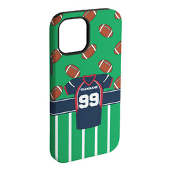 Football Jersey iPhone Case - Rubber Lined - iPhone 15 Plus (Personalized)