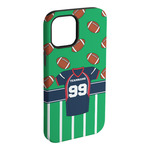 Football Jersey iPhone Case - Rubber Lined - iPhone 15 Pro Max (Personalized)
