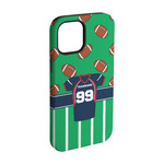 Football Jersey iPhone Case - Rubber Lined - iPhone 15 (Personalized)